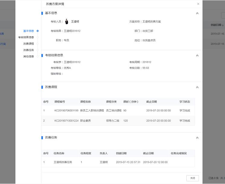DHG個人考核信息模塊 DHG個人考核信息模塊
